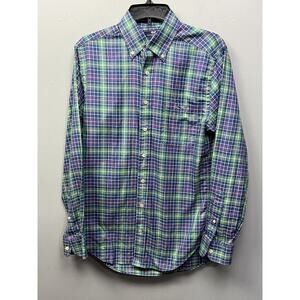 Vineyard Vines Shirt Mens Small Multicolor Long Sleeve Slim Fit Tucker Adult‎ S